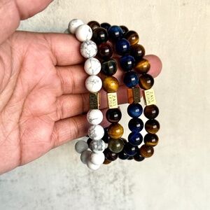 10mm Beaded Bracelet Stack